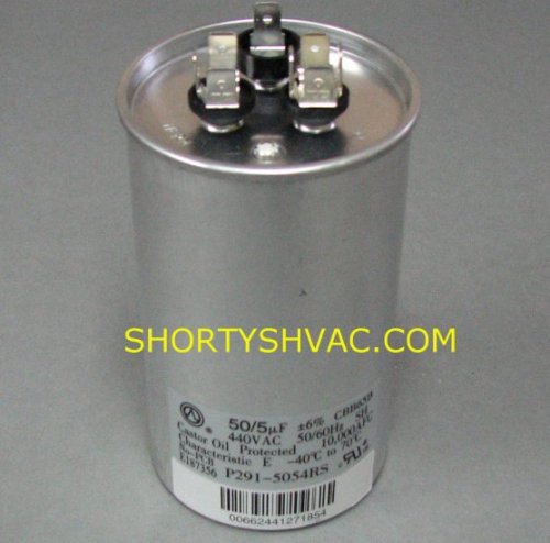 (image for) Carrier Dual Run Capacitor P291-5054RS