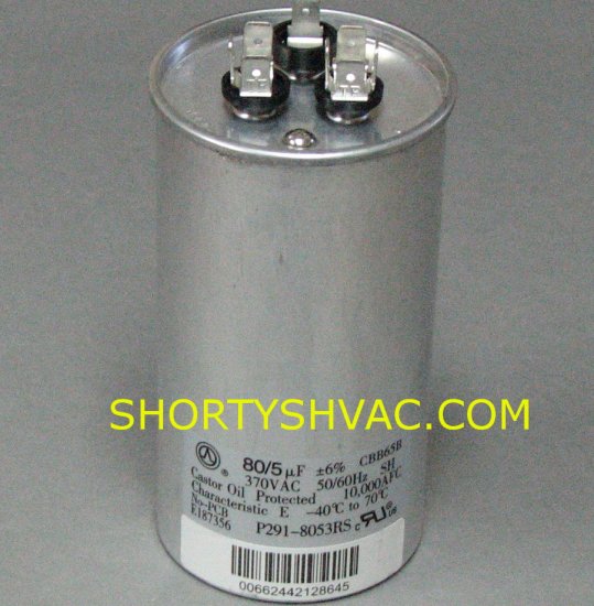 Carrier Dual Run Capacitor P291-8053RS